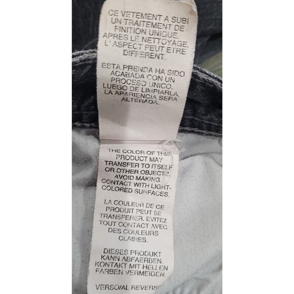 TOMMY HILFIGER Women Slim Bootcut Blue Jeans 4 Y2K Embroidered Studded Pockets - Picture 8 of 8